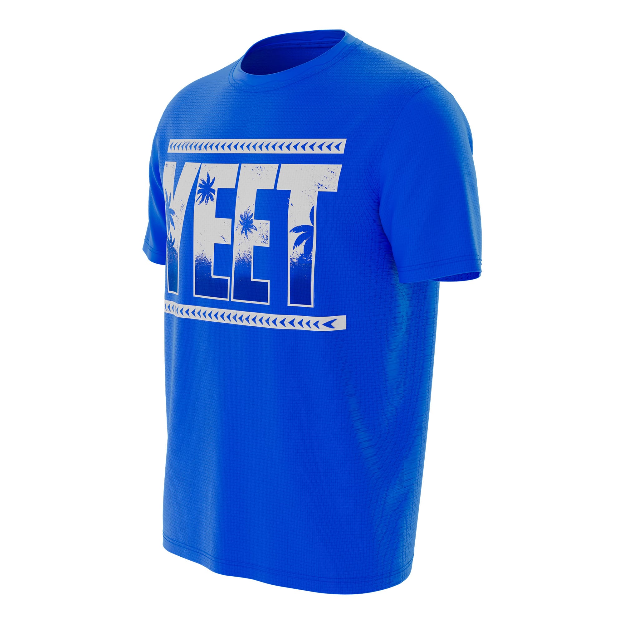 Product detail image of Jey Uso Wrestling Tee | Blue YEET for WWE wrestling fans, collectors, and live-event wear.