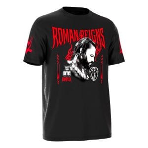 Front of Roman Reigns Tribal Chief full-print wrestling shirt