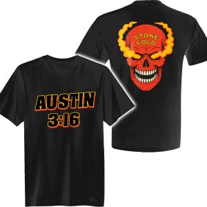 Austin 3:16 Wrestling Tee | Smoking Skull from WrestlingTees.net