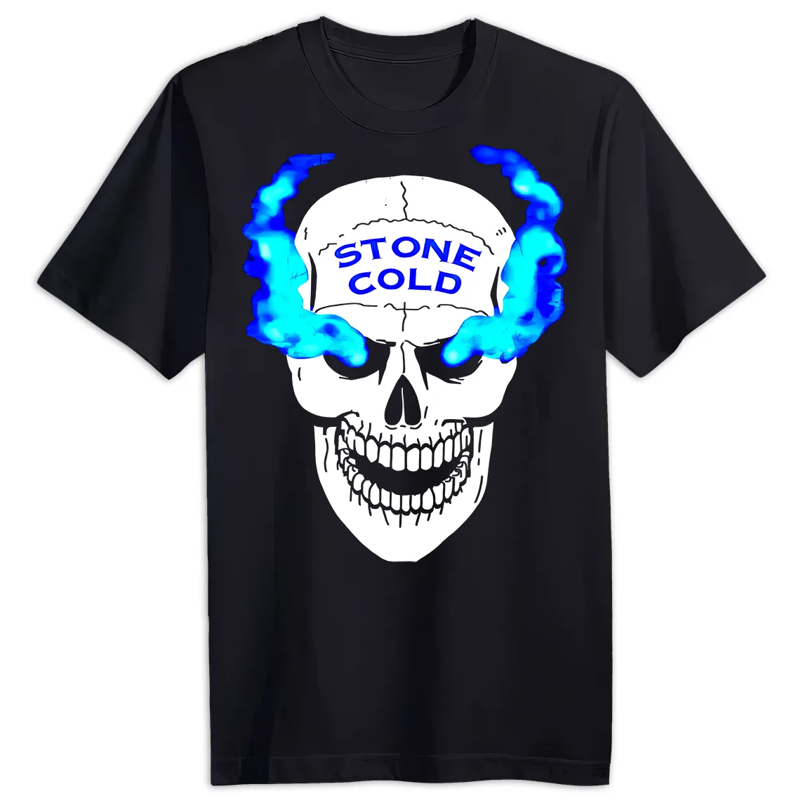 Stone Cold Steve Austin Wrestling Tee | What Skull — front view