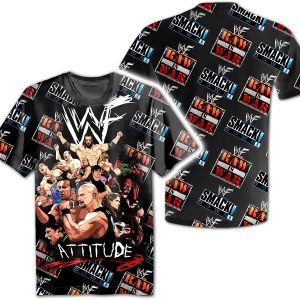 WWF Attitude Wrestling Tee | Attitude Era from WrestlingTees.net