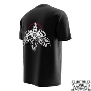 Alternate product view of the Bray Wyatt Wrestling Tee featuring Bray Wyatt, Let Me In, and Fiend-era storytelling for WWE wrestling fans, collectors, and live-event wear.