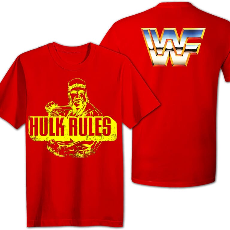 Hulk Hogan Wrestling Tee | Red Hulk Rules.