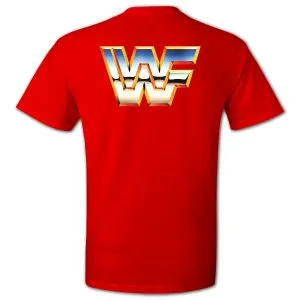 Hulk Hogan Wrestling Tee | Red Hulk Rules — back view