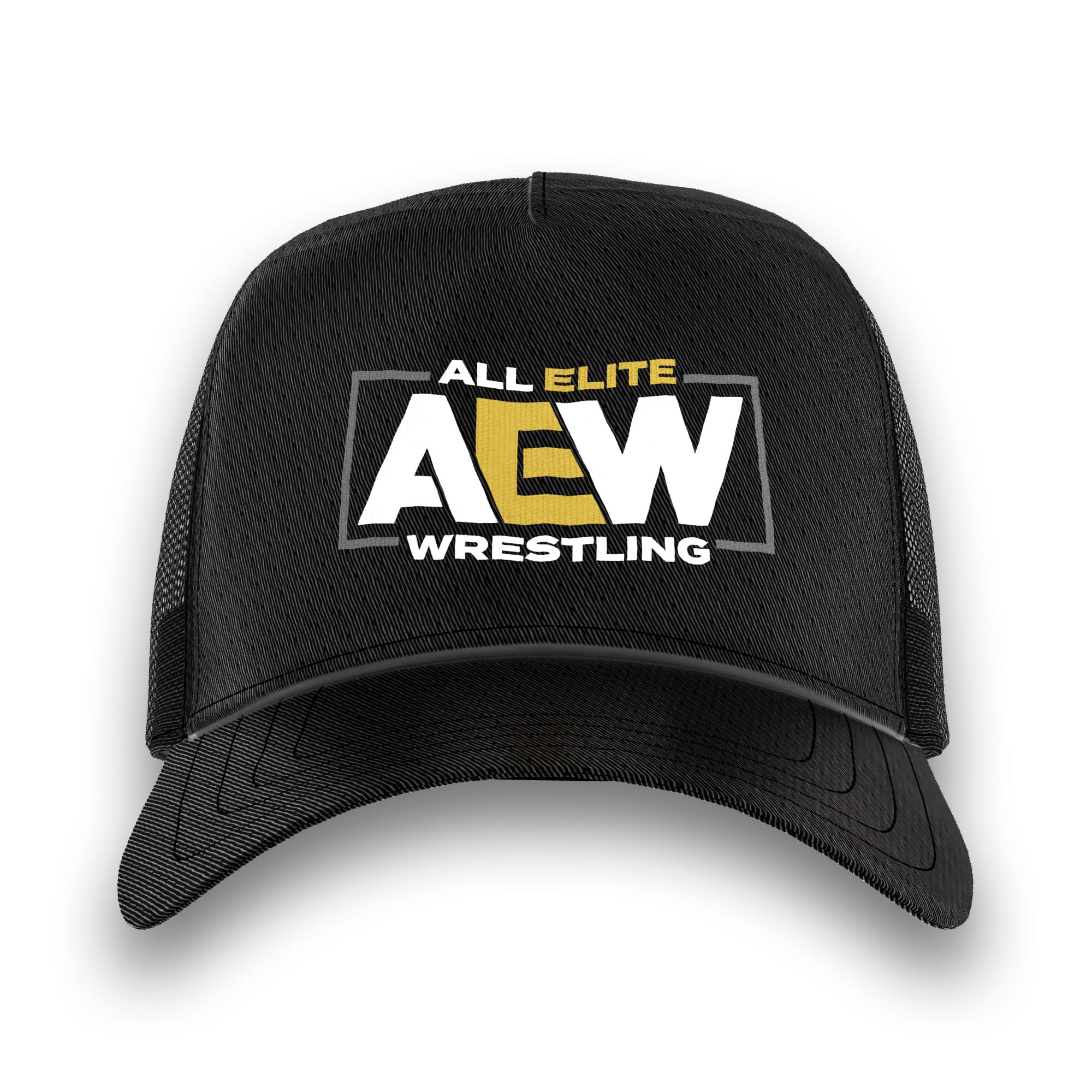 Shop the black AEW Wrestling Hat with an adjustable unisex fit for All Elite Wrestling fans and everyday wrestling fanwear.