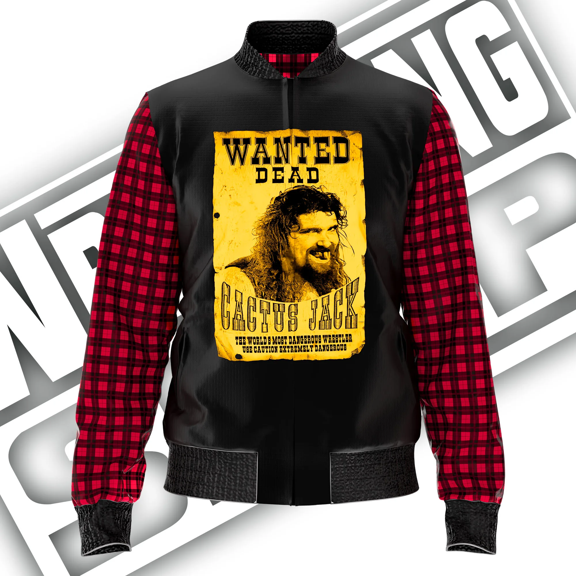 Cactus jack wwe jacket wrestling jacket inspired by hardcore wrestling and the attitude era from wrestlingtees. Net