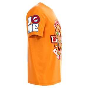 Honor nearly two decades of John Cena’s WWE career with this orange Farewell Tour 2025 pro wrestling shirt, loaded with iconic logos and exclusive artwork.