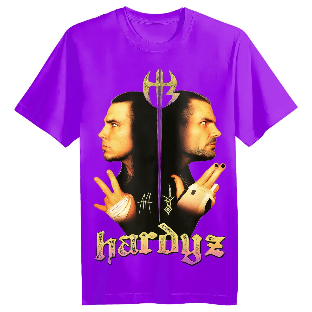 Team Extreme - The Hardyz Retro Wrestling Tee wrestling tee inspired by Attitude Era tag team wrestling from WrestlingTees.net