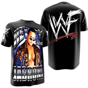 The Rock WWE "Hey Jabroni" Wrestling Tee wrestling tee inspired by Attitude Era and Hollywood crossover era from WrestlingTees.net