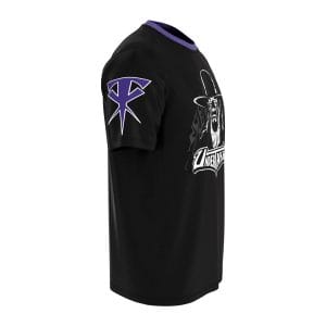Side view of The Undertaker Deadman Legacy wrestling shirt