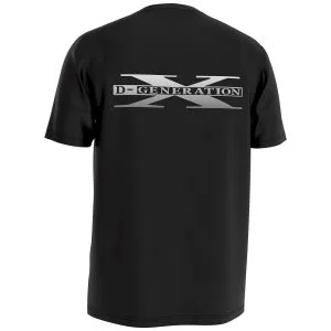 Product detail image of the DX Army Wrestling Tee inspired by Triple H, Shawn Michaels, Chyna, X-Pac, Road Dogg, Billy Gunn, and rebellious Attitude Era style.