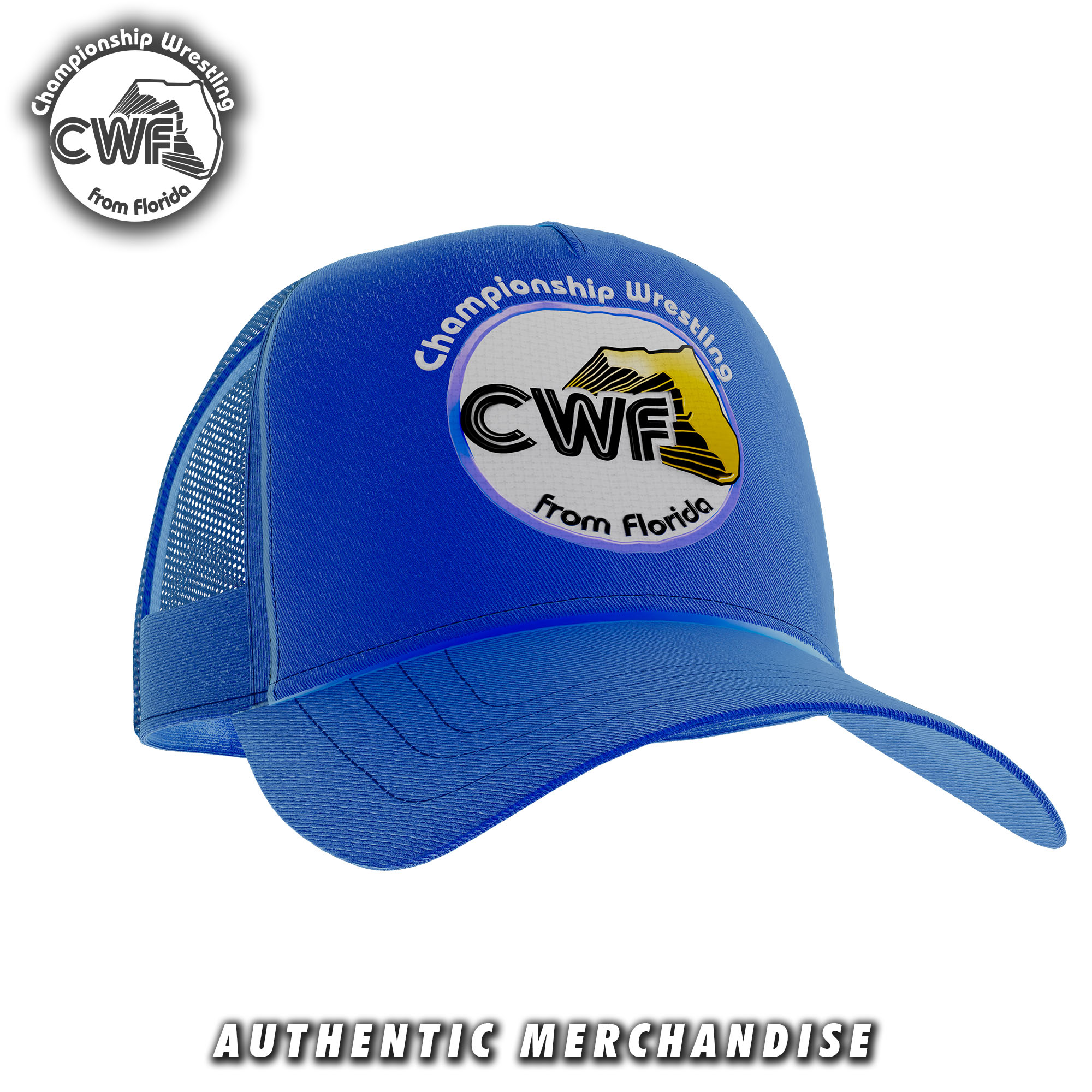 Created for passionate wrestling fans, this WrestlingTees.net retro snapback hat showcases the legacy of Championship Wrestling from Florida.