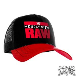 Alternate product view of Monday Night RAW Wrestling Hat | 90s Snapback for WWE wrestling fans, collectors, and live-event wear.