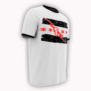 Rep the 2012 CM Punk Best in the World shirt, inspired by his WWE run, Chicago flag style, and the rebel era fans never forgot.