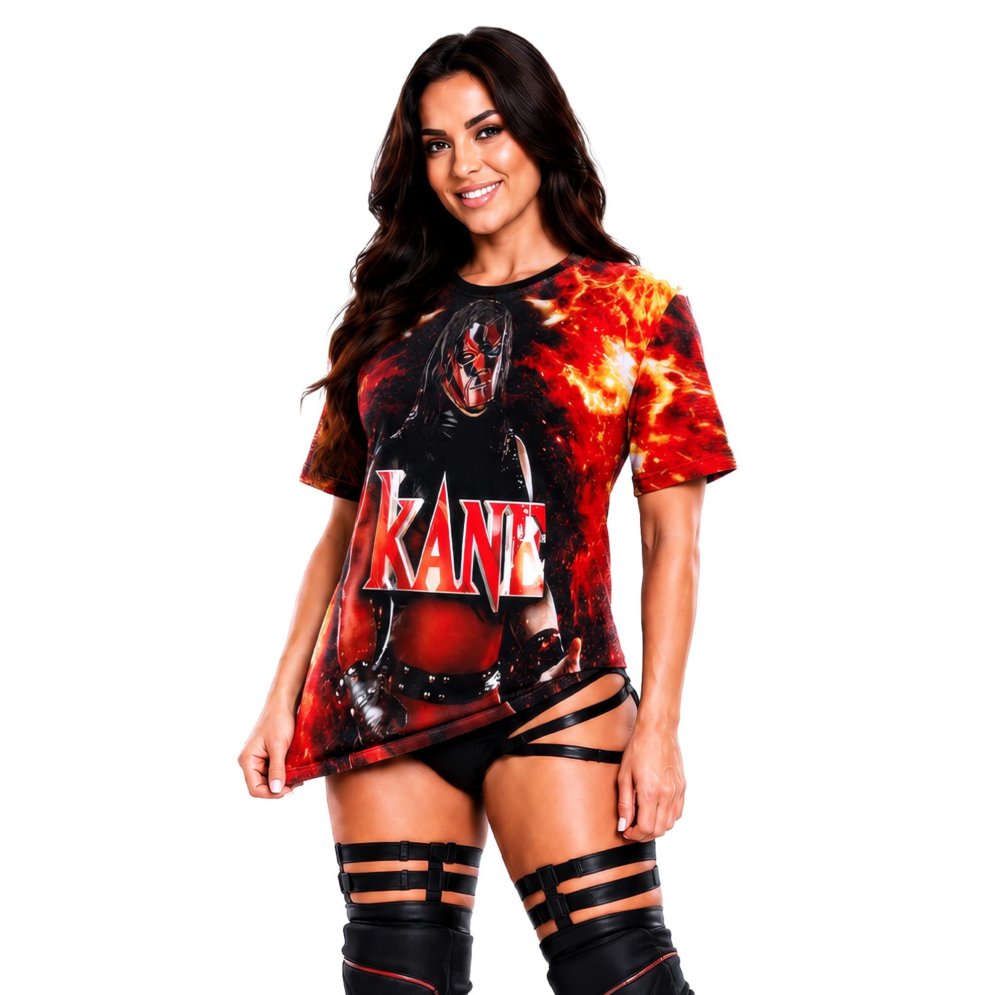 Celebrate Kane’s WWE legacy with a full-print wrestling shirt built for Attitude Era fans, collectors, and classic wrestling lovers.