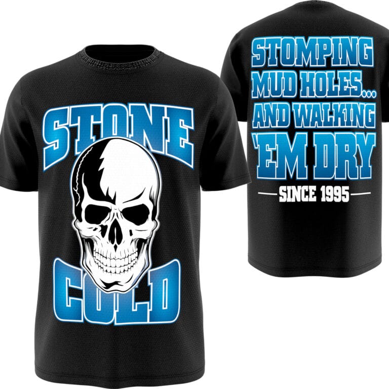Product photo of Stone Cold Steve Austin Wrestling Tee | Smoking Skull.