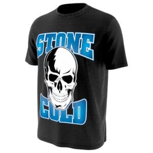 Stone Cold Steve Austin Wrestling Tee | Smoking Skull — side view