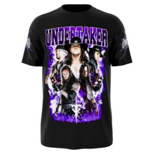 The Undertaker Deadman shirt delivers vintage WWE energy with purple gothic artwork, WWF nostalgia, and dark wrestling style built for true Deadman fans.