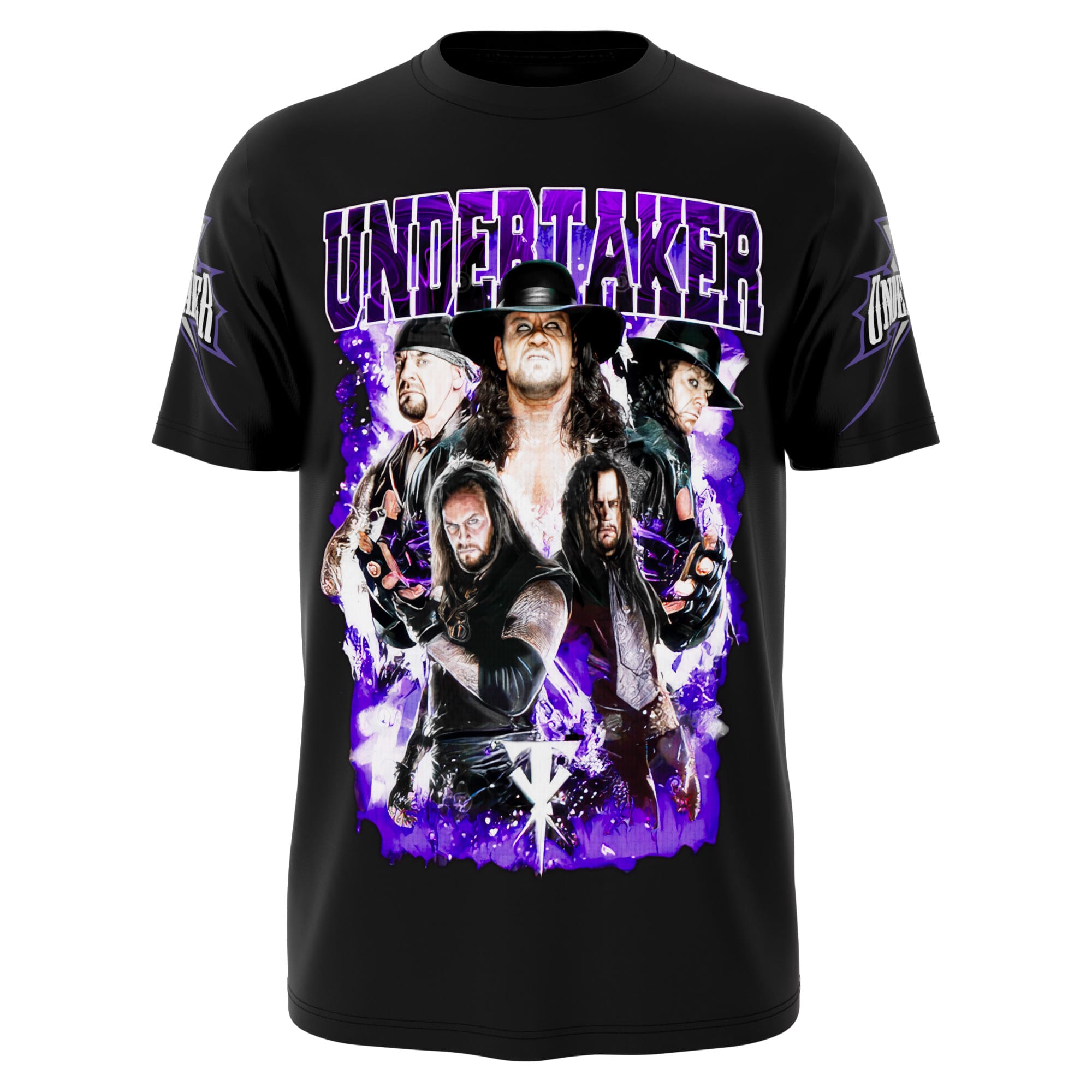 The Undertaker Deadman shirt delivers vintage WWE energy with purple gothic artwork, WWF nostalgia, and dark wrestling style built for true Deadman fans.