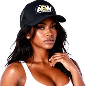 Shop the adjustable black AEW Wrestling Hat for All Elite Wrestling fans, live events, watch parties, conventions, and everyday fanwear.