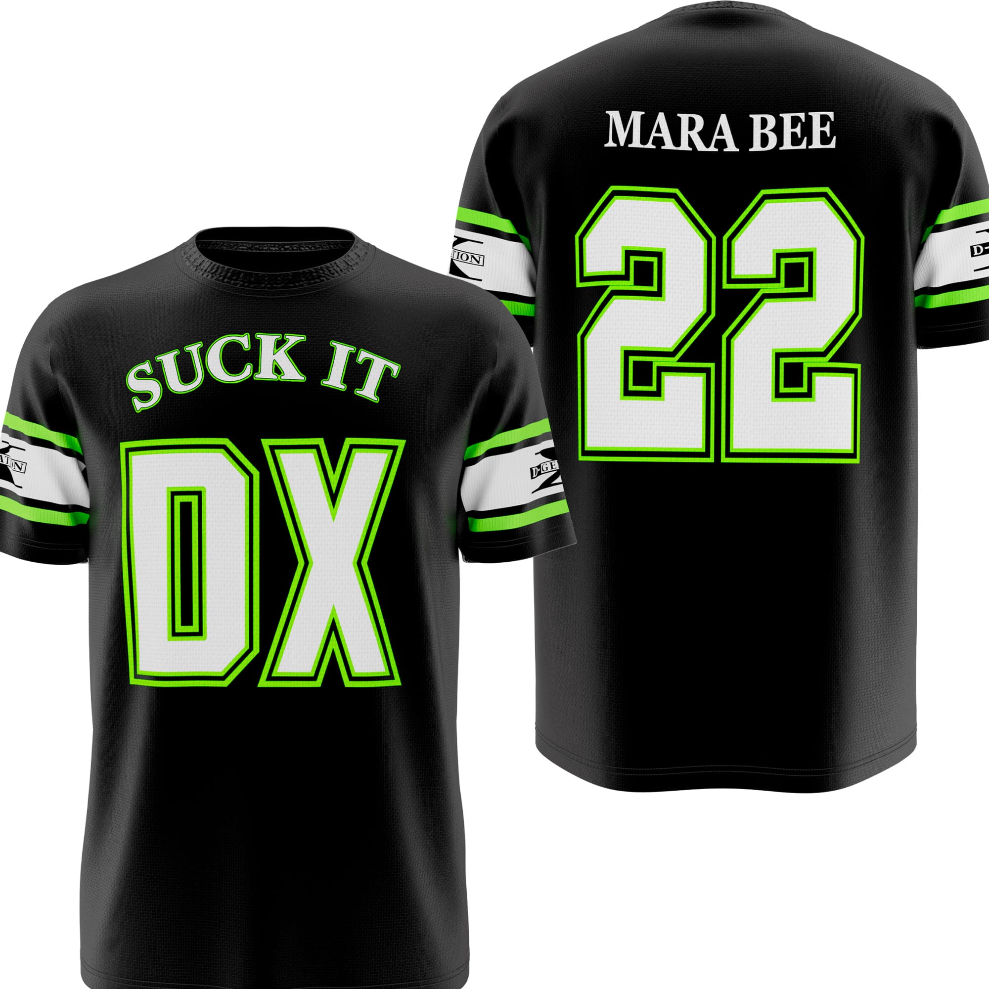 D-Generation X Jersey | WWE Attitude Personalized wrestling tee inspired by the Attitude Era and Monday Night Wars from WrestlingTees.net