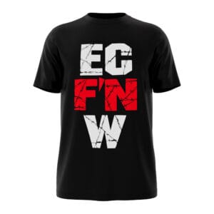 Bring the violence-era energy back with this ECW hardcore wrestling tee featuring bold red, white, and black extreme-style graphics.