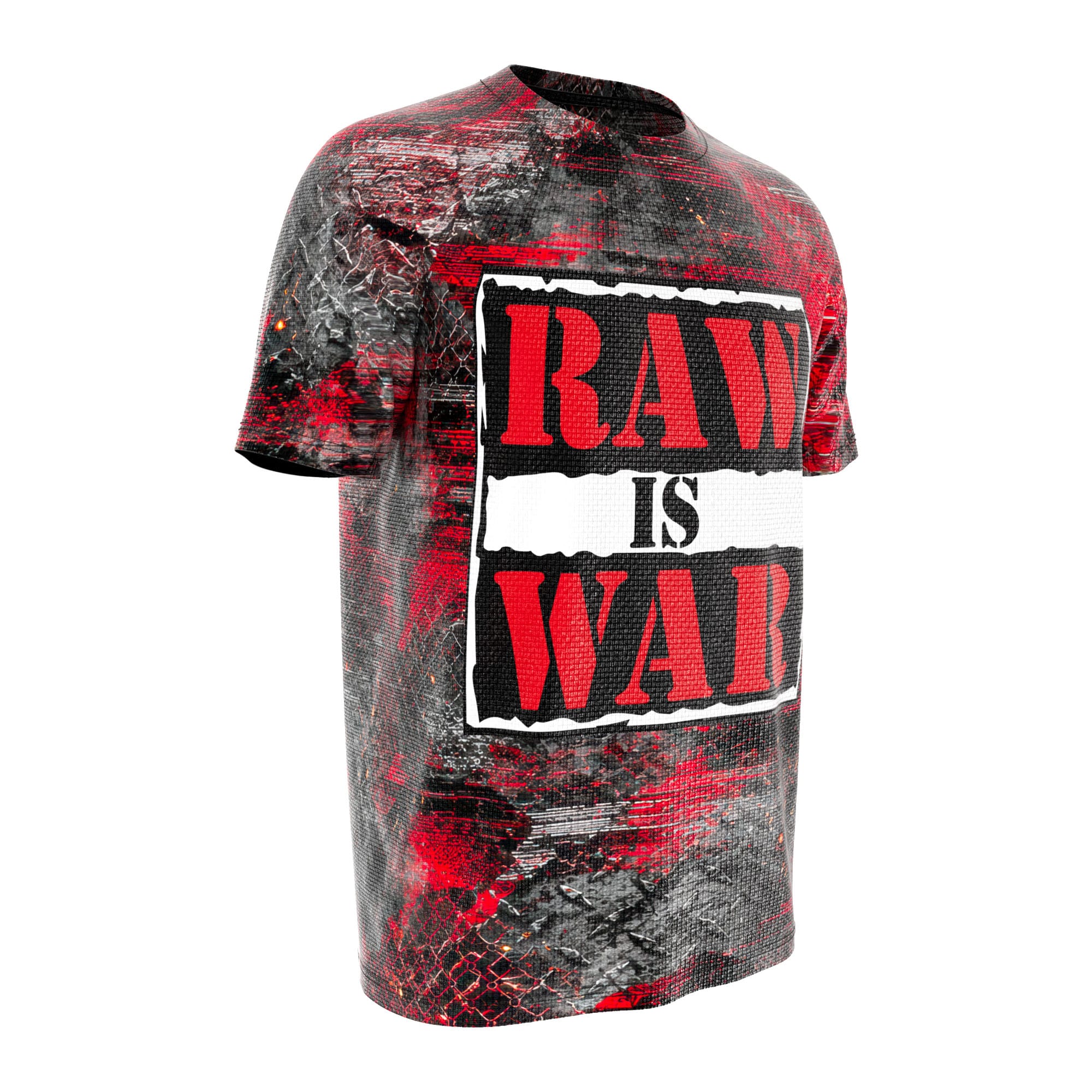 RAW Is War retro wrestling tee for WWF Attitude Era fans