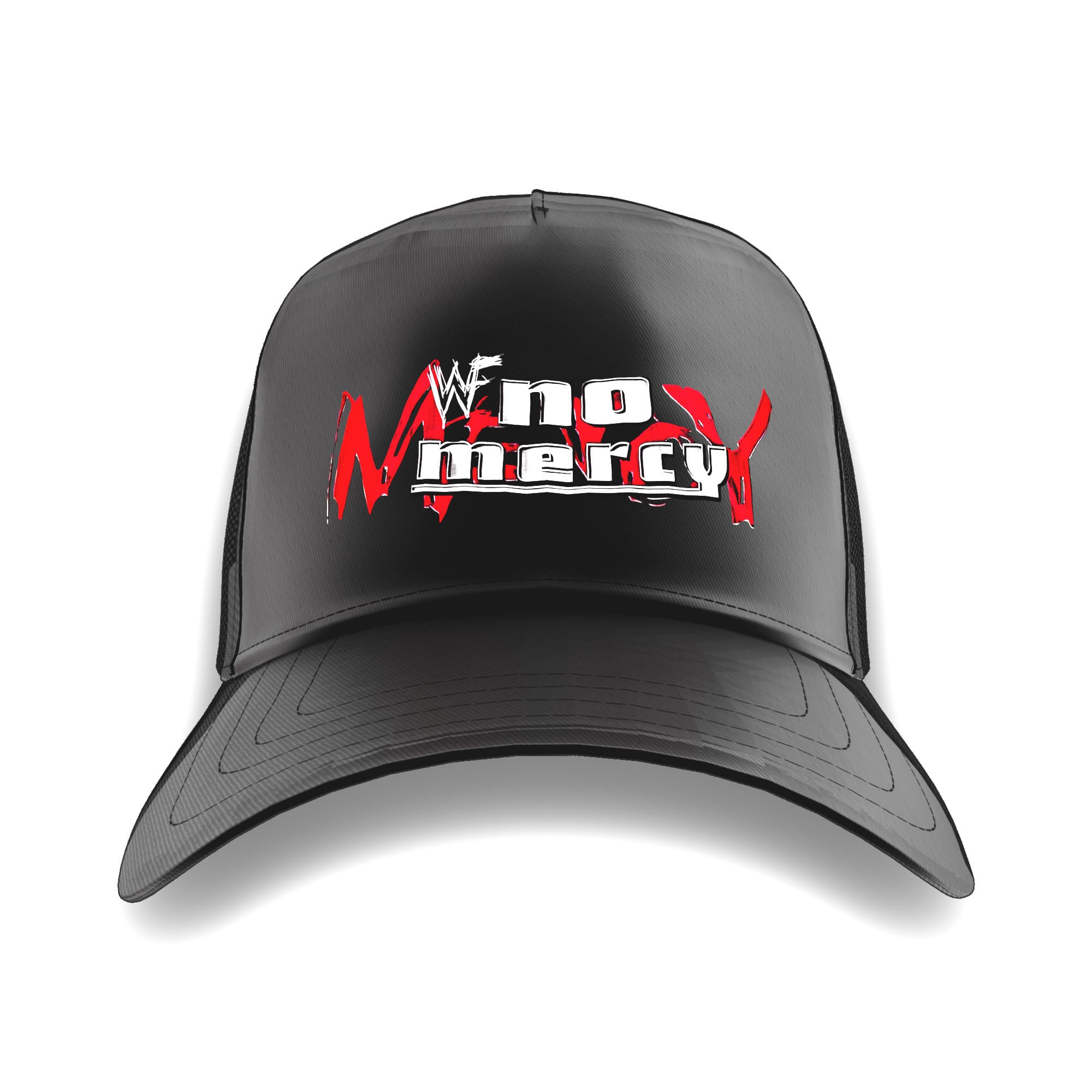 WWF No Mercy Hat wrestling hat inspired by late-90s and early-2000s wrestling nostalgia from WrestlingTees.net