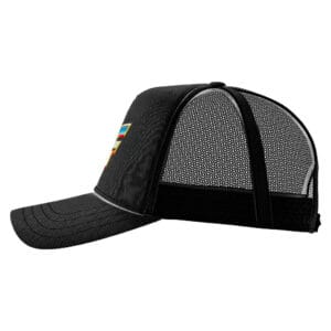 This black WWE 1980s Block Logo trucker hat brings vintage WWF style with a bold retro logo, adjustable fit, and classic wrestling nostalgia.
