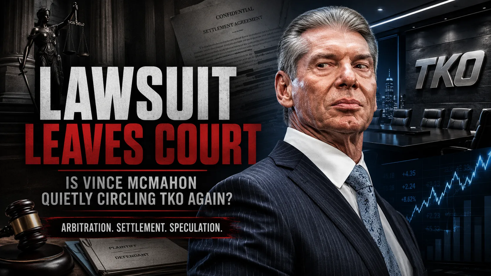 Vince mcmahon lawsuit analysis and possible wwe or tko return