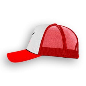Rep classic 90s wrestling style with a WWF Scratch Logo red and white snapback hat inspired by WWE, RAW is WAR, SmackDown, DX, and Attitude Era icons.